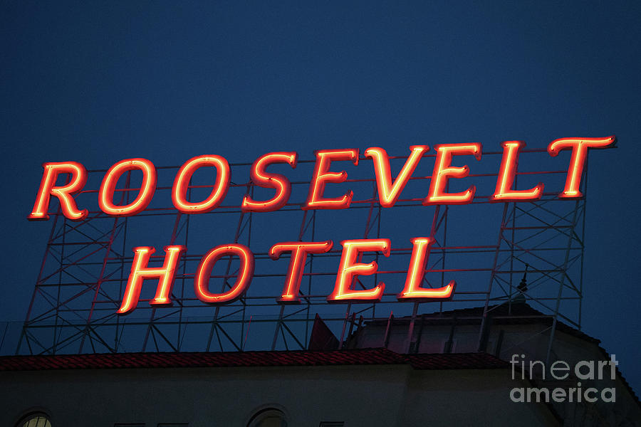Roosevelt Hotel Sign Photograph by Nina Prommer