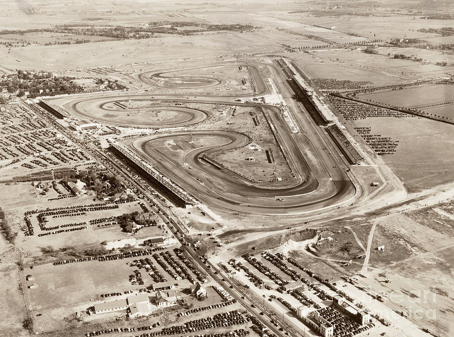 Roosevelt Raceway, 1936 Photograph by Granger
