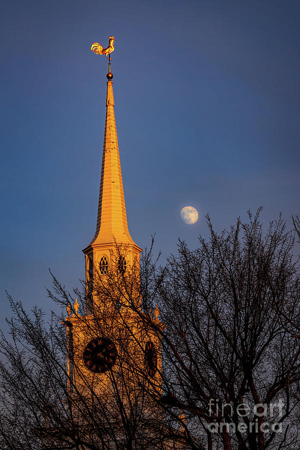 Rooster Moon Photograph by Jim Gillen