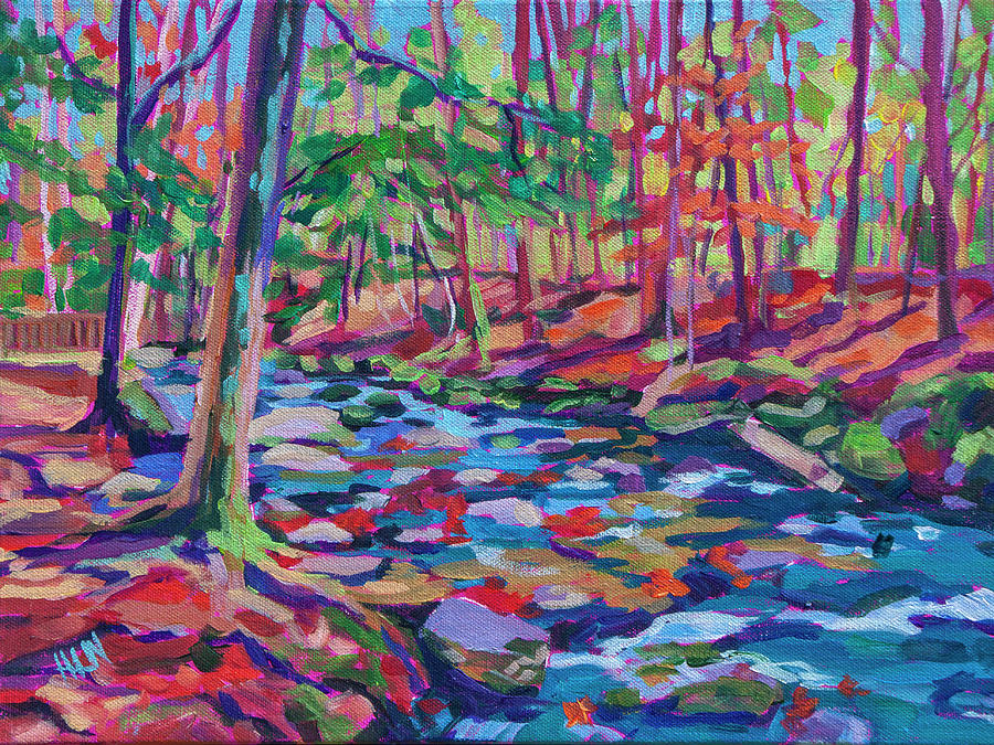Rooted by the Stream Painting by Heather Nagy