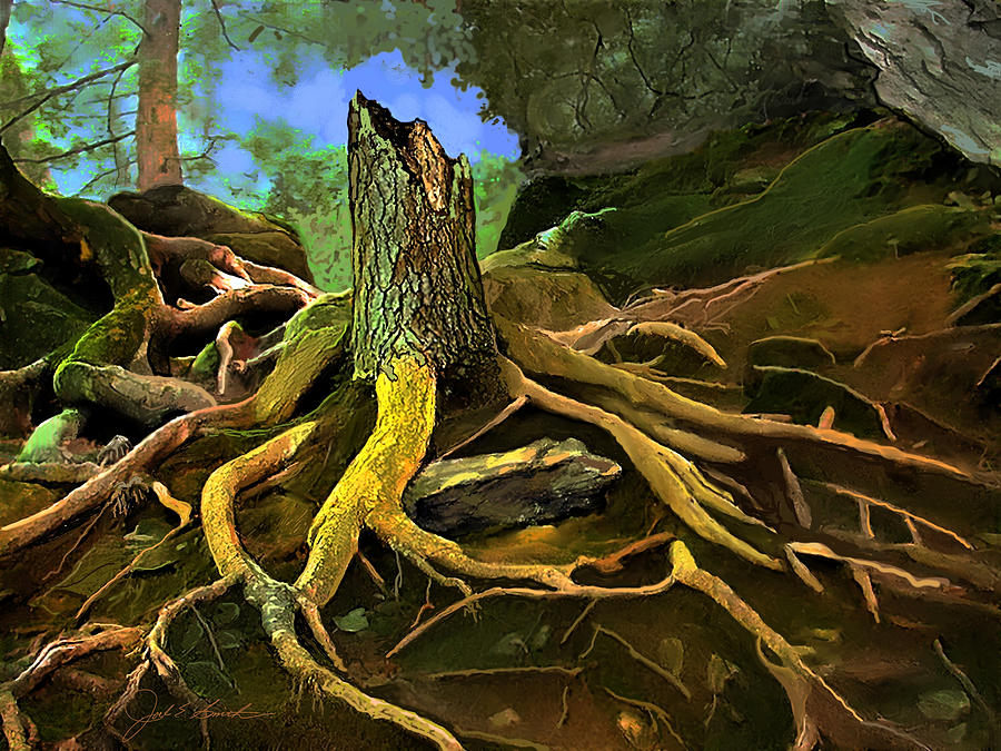Roots Painting by Joel Smith