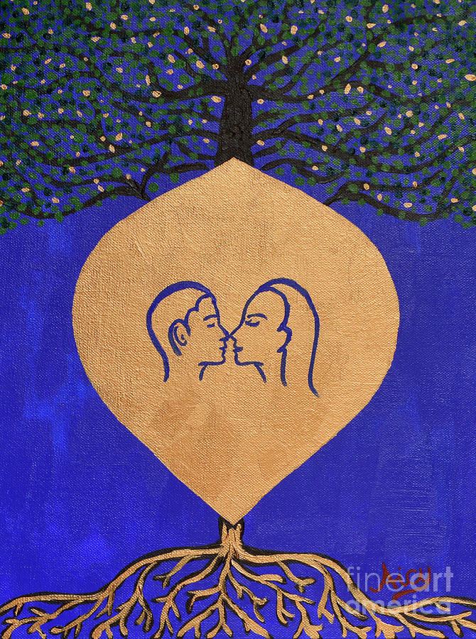 Roots of Love Painting by Aicy Karbstein