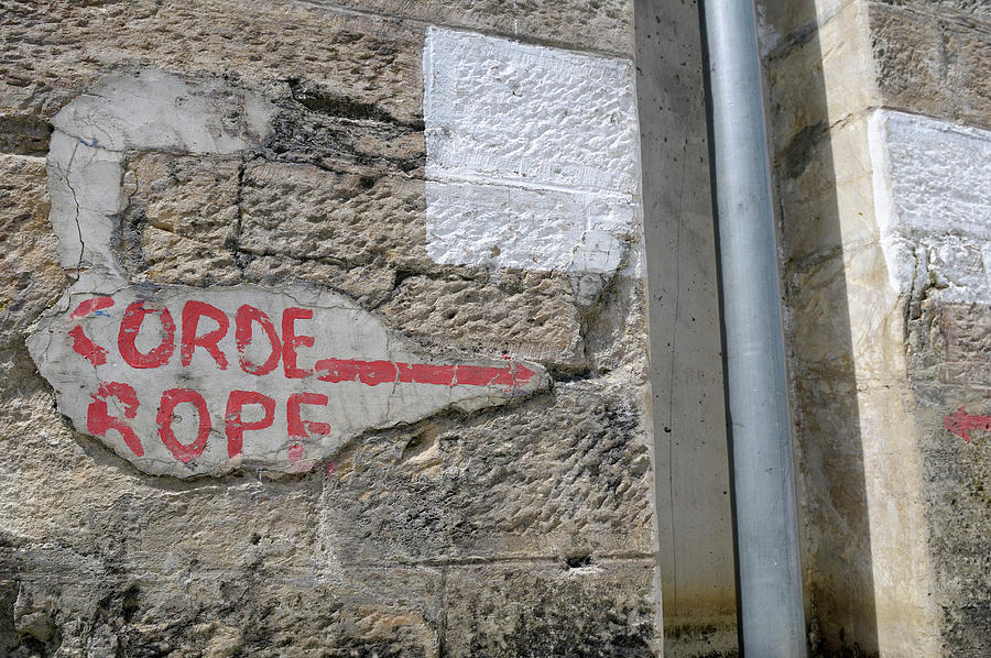 Rope holder, Ecluse 16 Ter Decize, Decize, Nievre, Burgundy, France Photograph by Kevin Oke