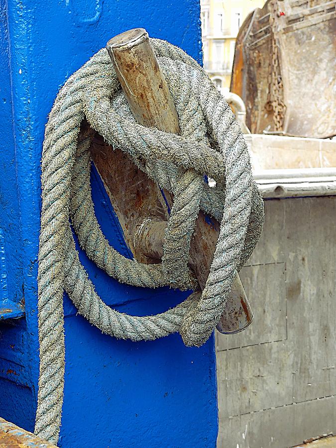Rope Knots  Photograph by John Hughes