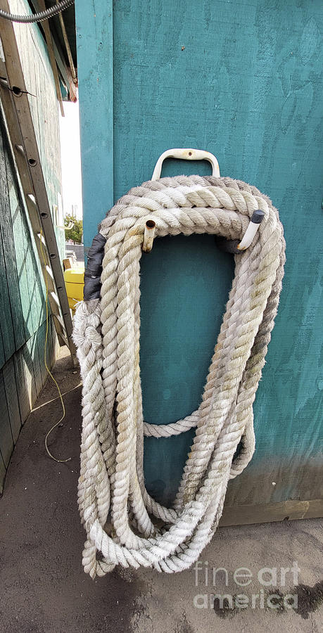 Rope Stowed Photograph by Norma Appleton