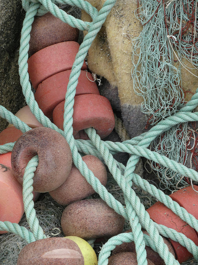 Ropes and Buoys Photograph by Marcia Socolik