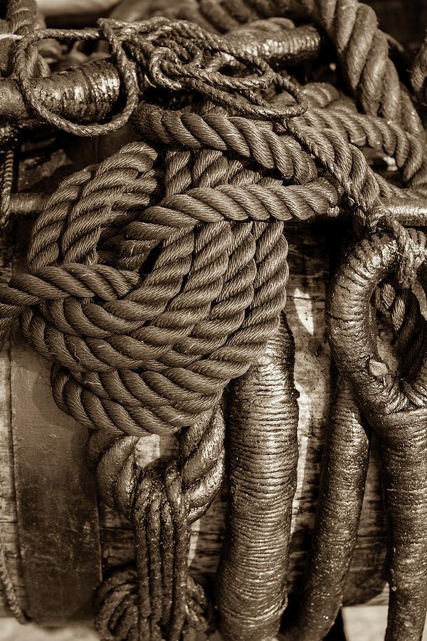 Ropes and Rigging Photograph by W Chris Fooshee