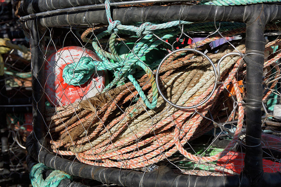 Ropes, Floats and Crab Traps  Photograph by Kathleen Bishop
