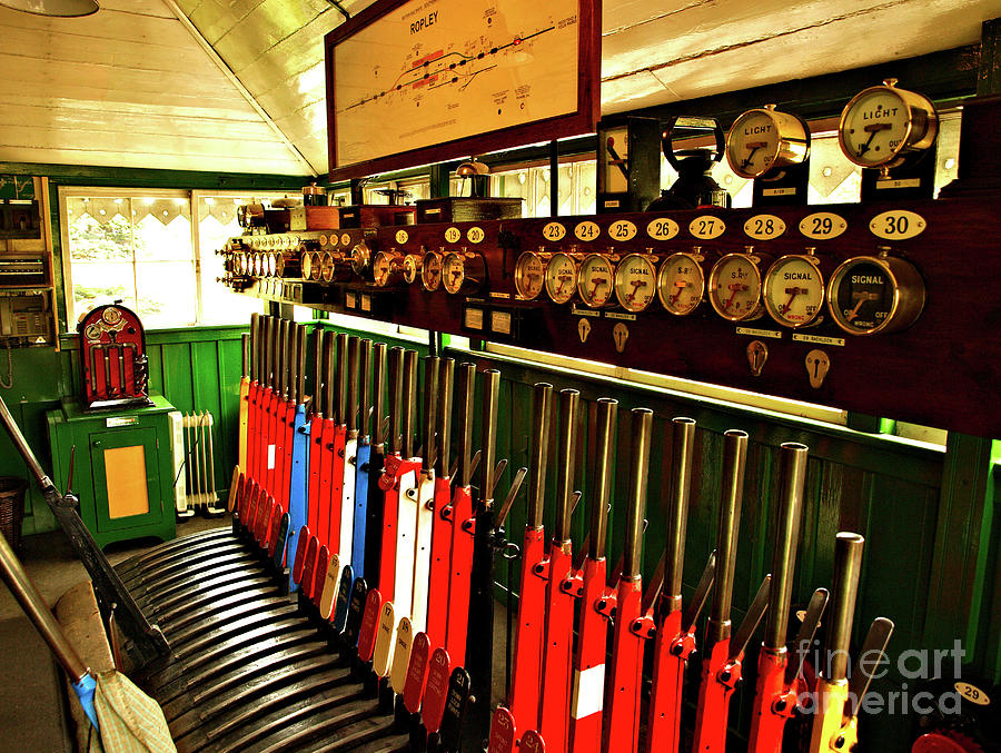 Ropley Signal Box. Photograph by Richard Denyer