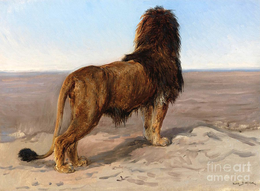 Rosa Bonheur - Lion Painting by Alexandra Arts