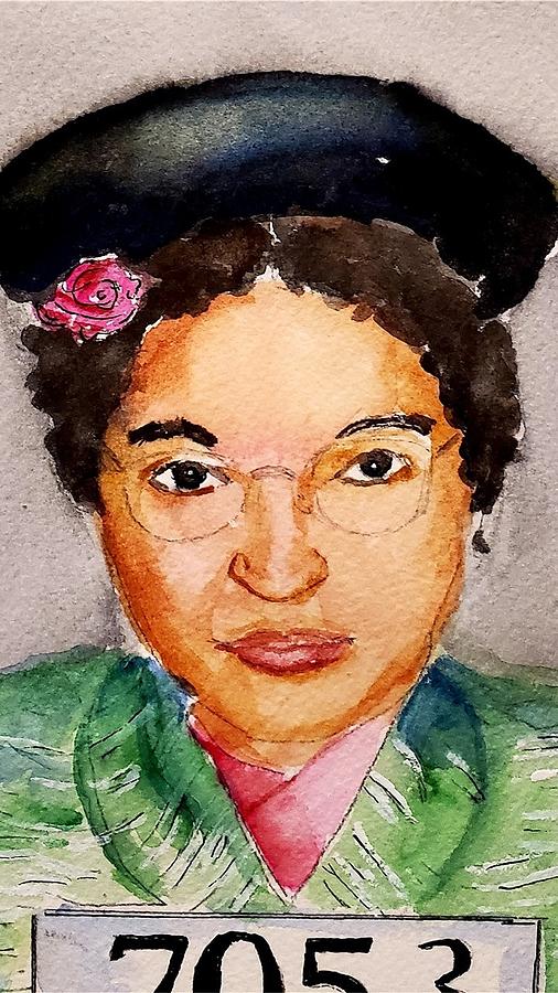 Rosa Parks Painting by Alicia Christy - Fine Art America