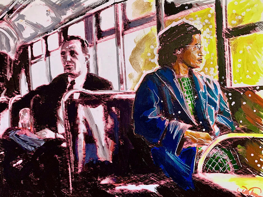 Rosa Parks Painting by Joel Tesch