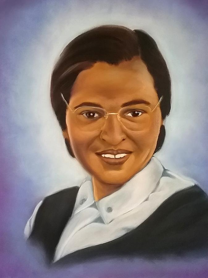 Rosa Parks Pastel by Joyce Hayes