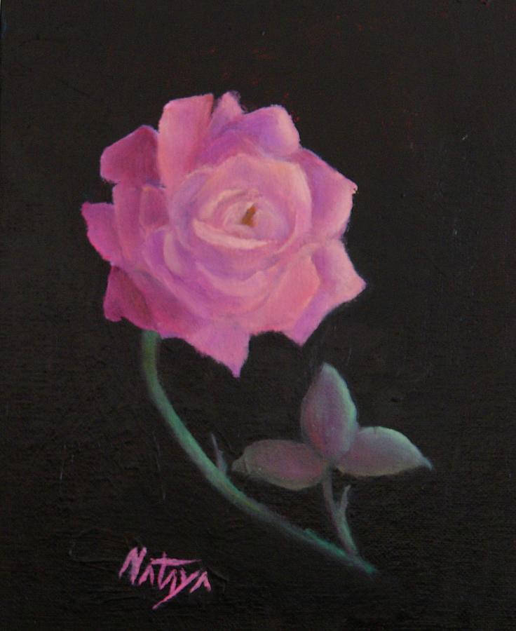 Rosado Painting by Nataya Crow