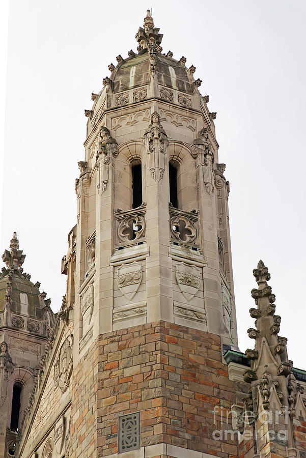 Rosary Cathedral Bell Tower Toledo Ohio 9266 Photograph by Jack Schultz