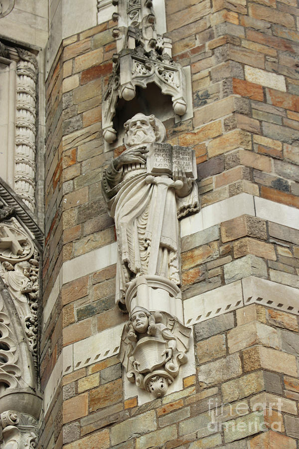 Rosary Cathedral Statue Toledo Ohio 9283 Photograph by Jack Schultz