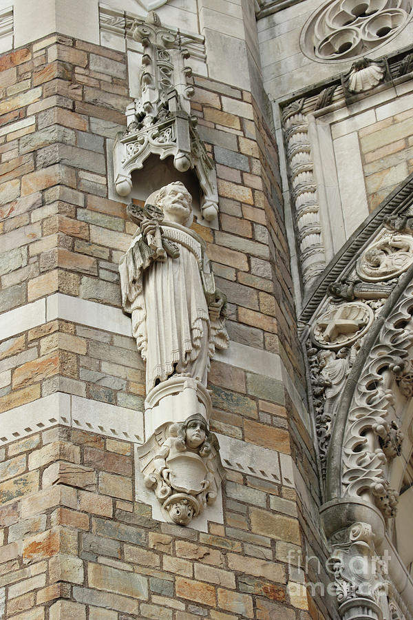 Rosary Cathedral Statue Toledo Ohio 9286 Photograph by Jack Schultz