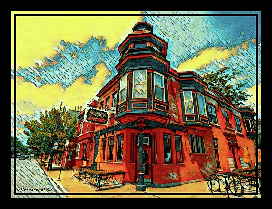 Roscoe Village Digital Art by Ellen Cannon - Fine Art America