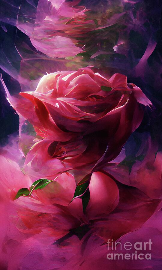Rose Abstract Digital Art