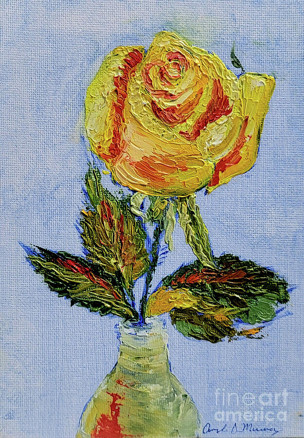 Rose Painting by Angela J Murray Rose Painting by Angela J Murray