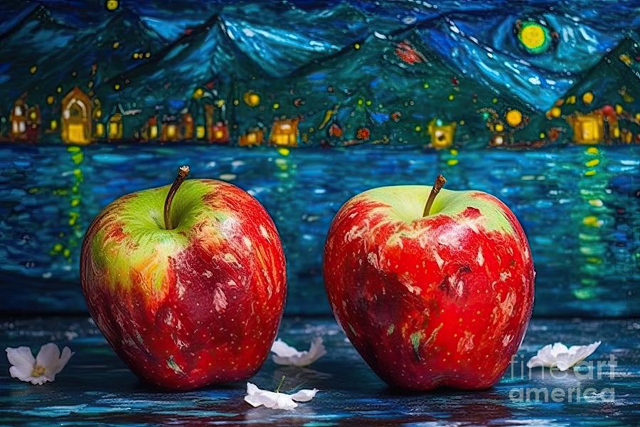 Vincent Van Gogh Painting - Rose Apple  by N Akkash