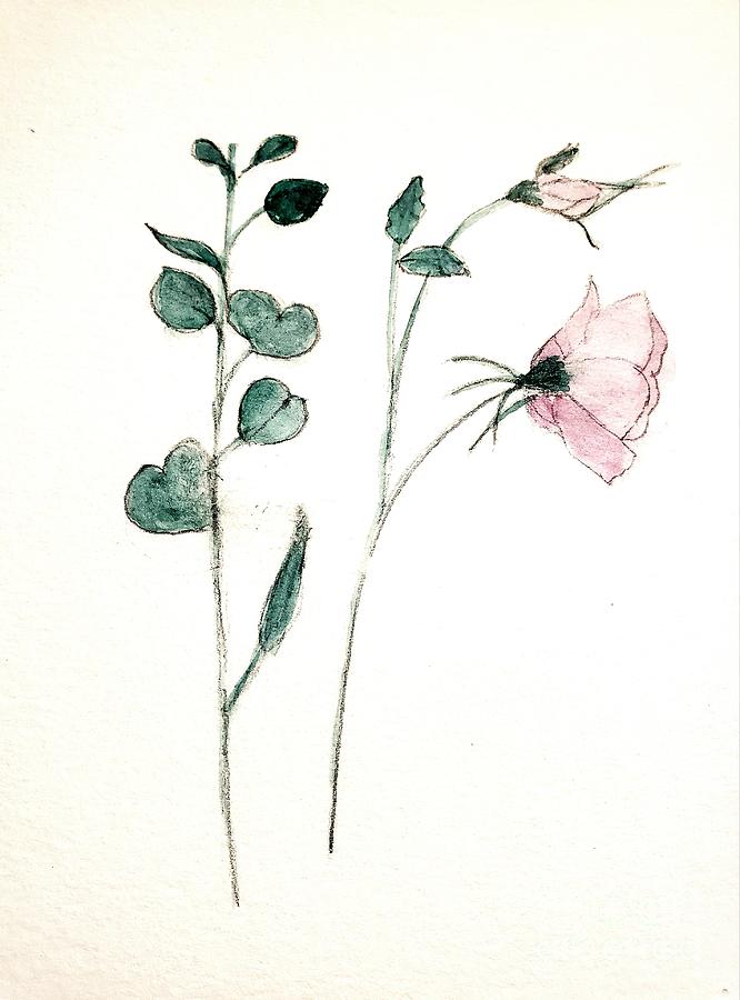 Rose Beauty Painting by Margaret Welsh Willowsilk