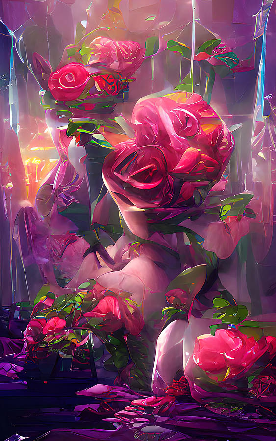 Rose Buds and Roses   Digital Art by Floyd Snyder