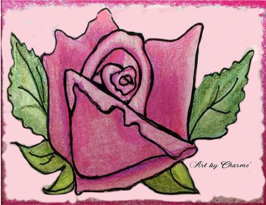 Rose Mixed Media by Charme Curtin