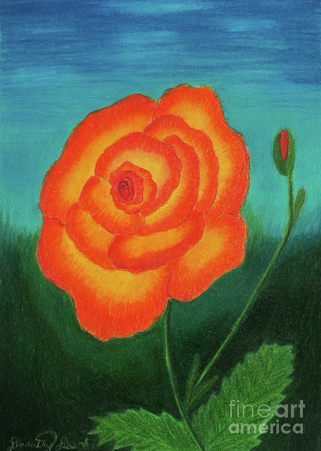 Rose Mixed Media by Dorothy Lee