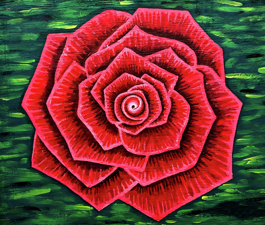 Rose Painting - Rose by Far I Shields