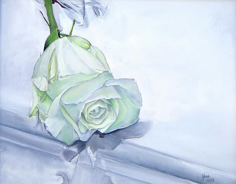 Rose from Robert Painting by Nila Jane Autry