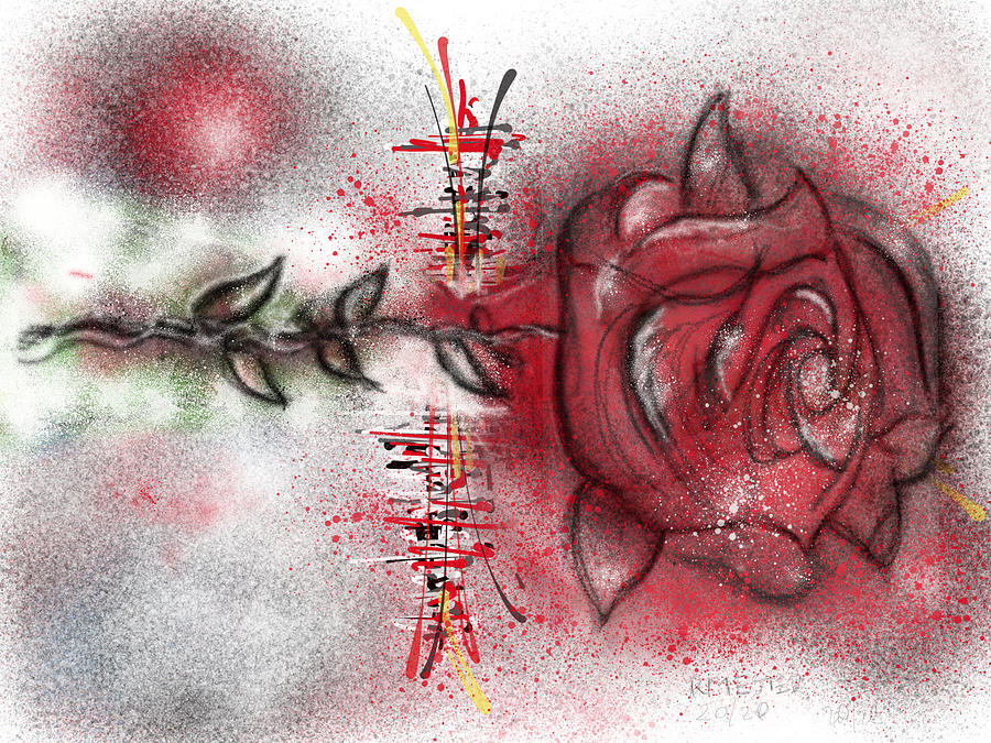 Rose Garden Digital Art