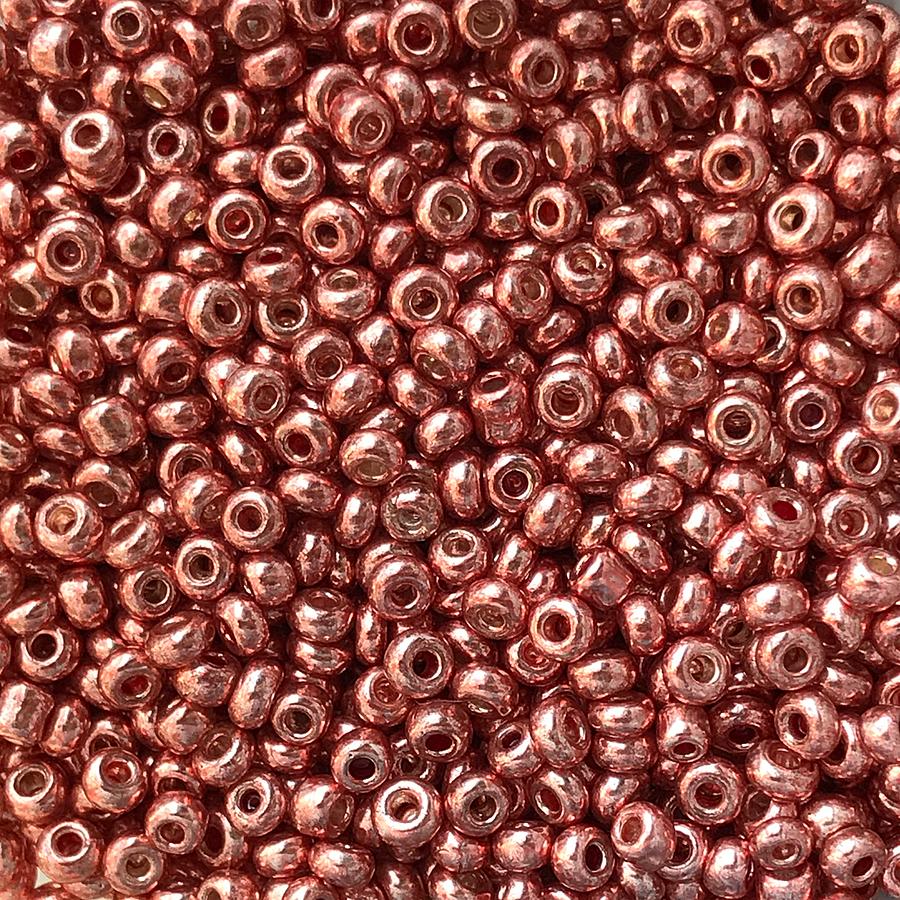 Rose Gold Glass Seed Beads Photograph by Marianna Mills