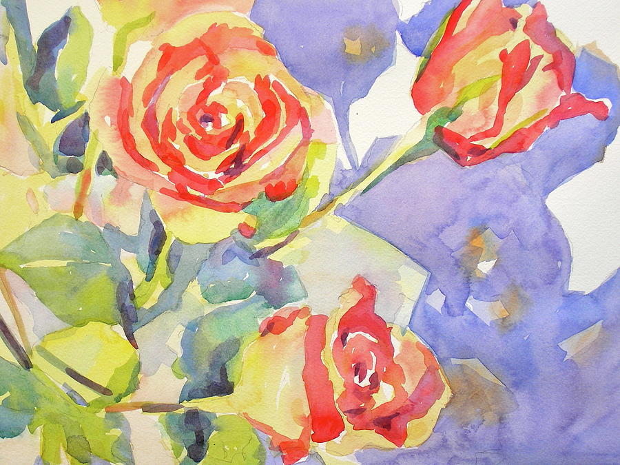 Rose Light  Painting by Jo Mackenzie