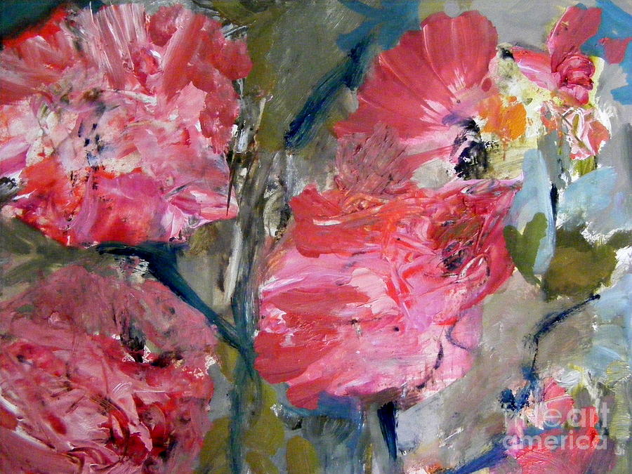 Rose Quartet Painting by Nancy Kane Chapman