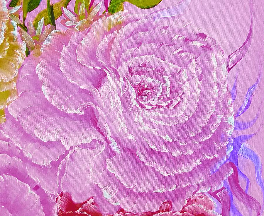 Rose Romance Soothing Blush Pink Painting