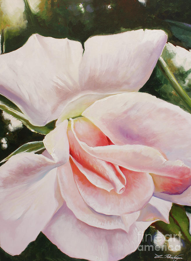 Rose Rose Clair Painting by Lin Petershagen