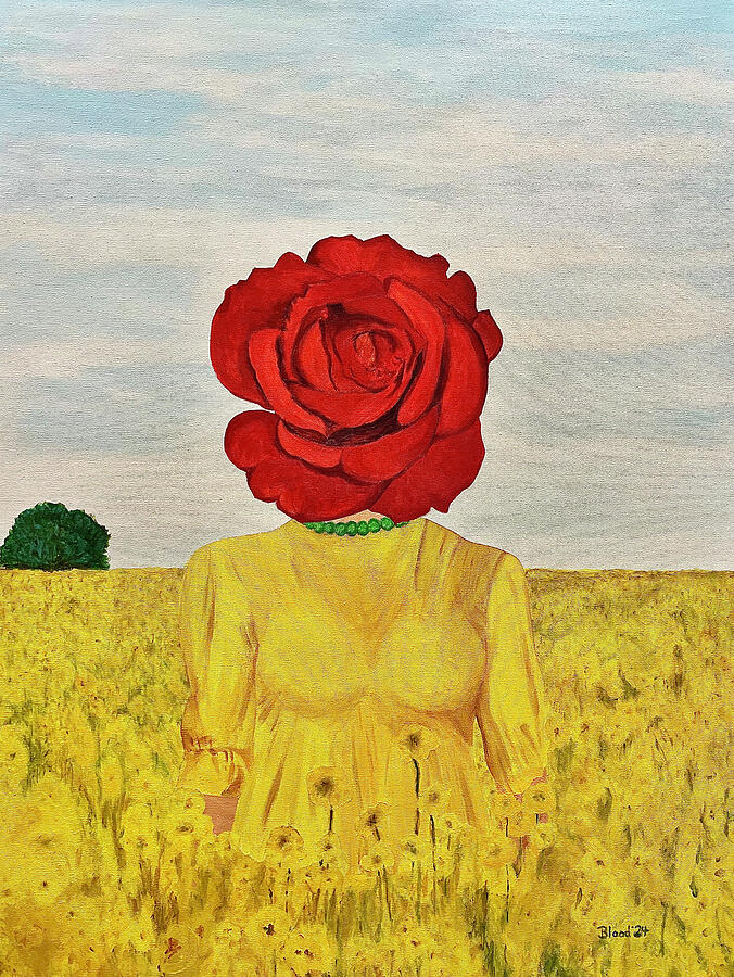 Rose Painting by Thomas Blood