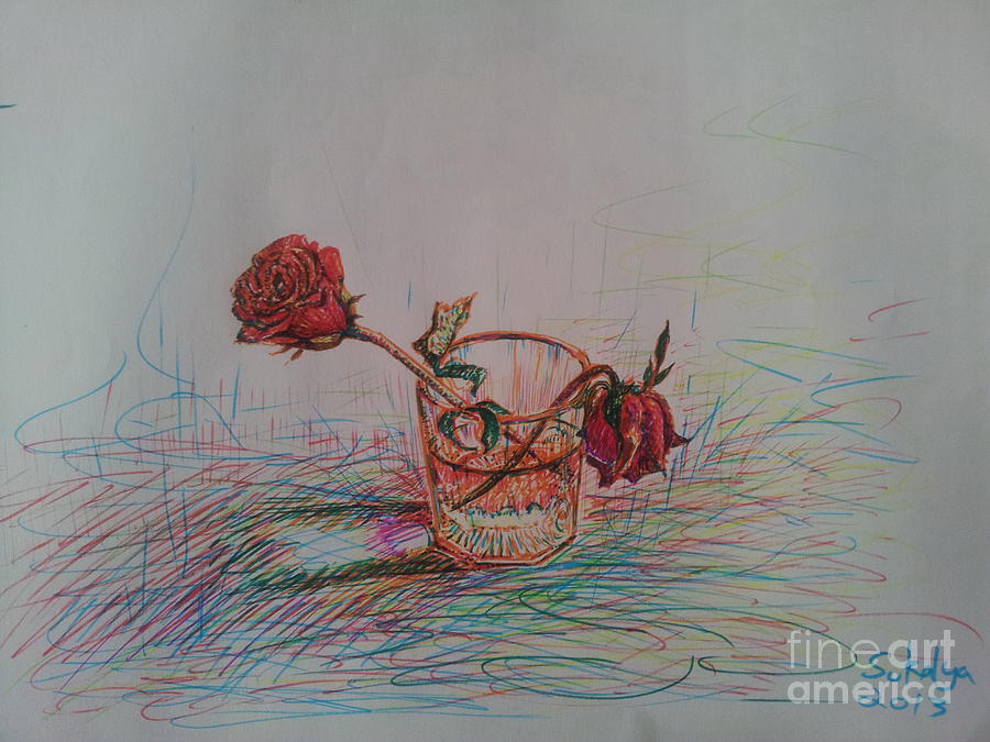 Rose to End  Painting by Sukalya Chearanantana