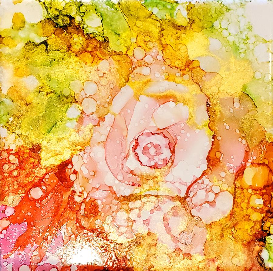 Rose Water Painting by Holly Winn Willner