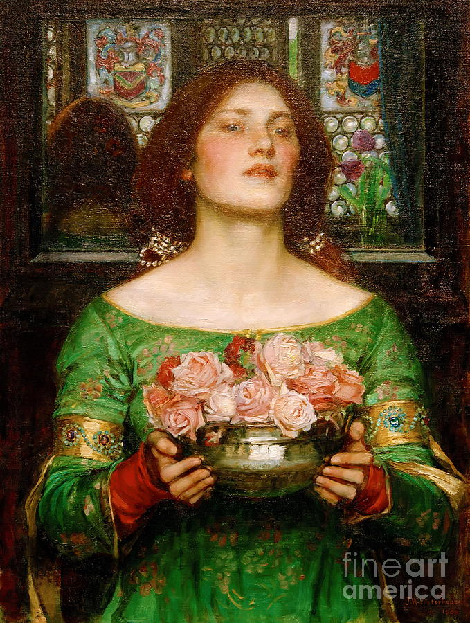 Rosebuds Painting by John William Waterhouse