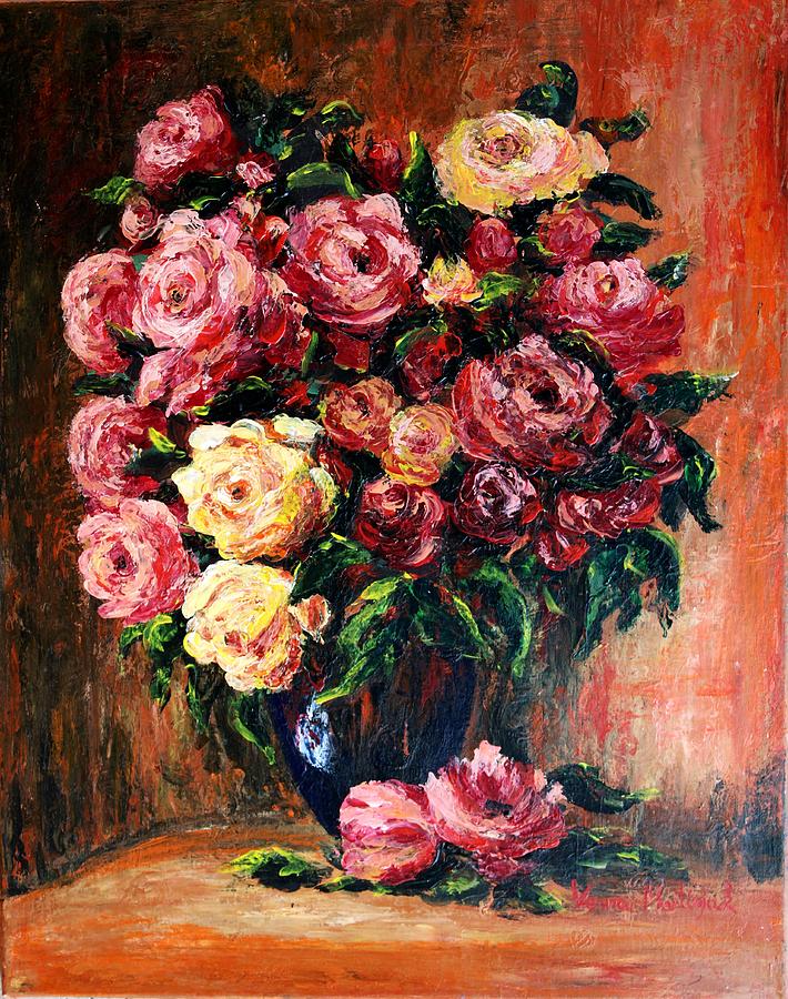Roses After Renoir Painting