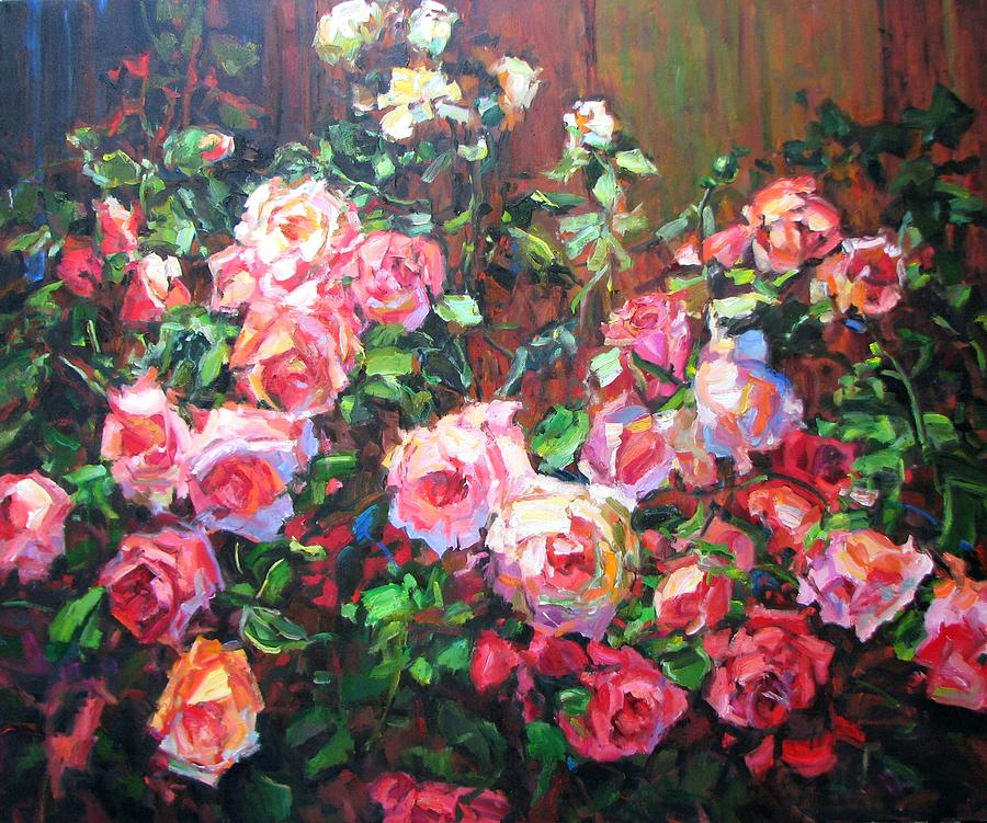Roses Painting by Irina Sidorovich