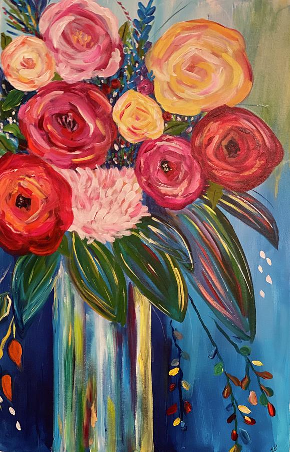 Roses Painting By Leah Dillard - Fine Art America