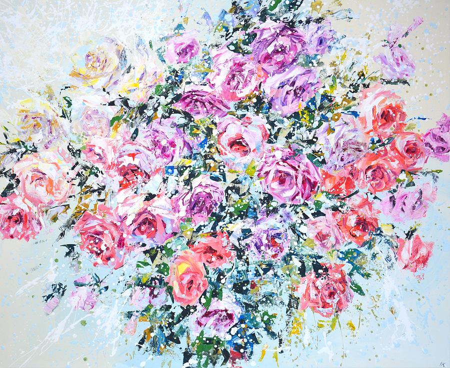 	Roses. Roses. Painting by Iryna Kastsova