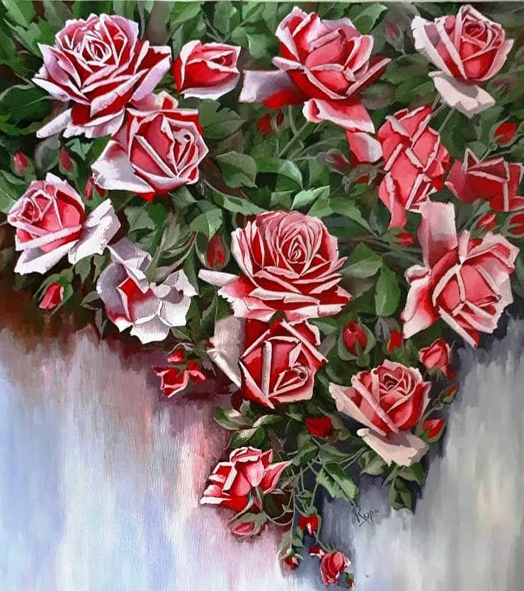 Rose Painting -  Roses by Rupa Prakash