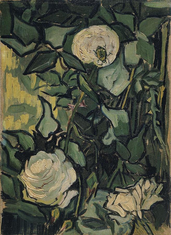 Roses Painting By Vincentvan Gogh Fine Art America   Roses Vincentvangogh 