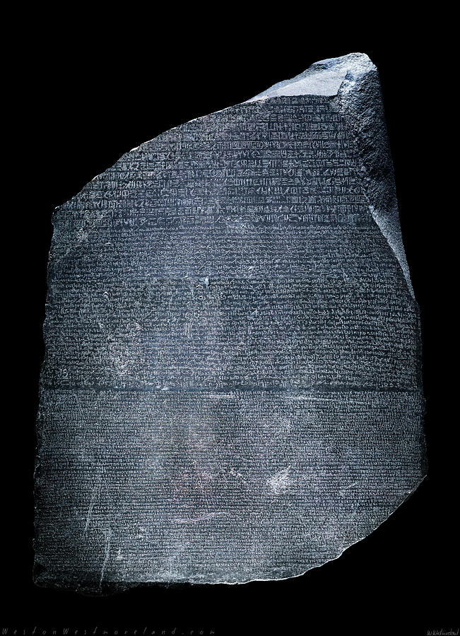 Rosetta Stone Photograph by Weston Westmoreland