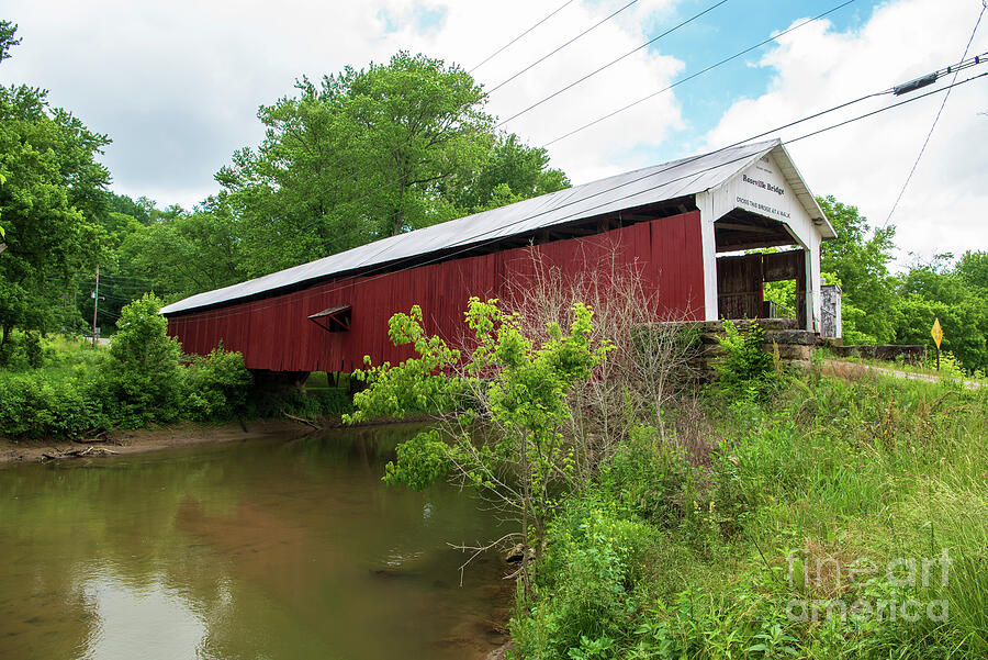 14-61-09 - Roseville Covered Bridge in Parke County, Indiana Photograph ...