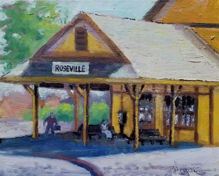 Roseville Station Painting by William Reed